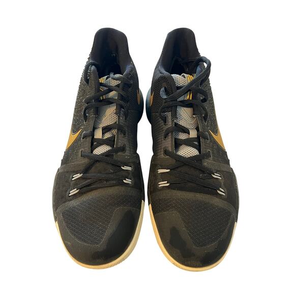 Nike Kyrie 3 Ice Basketball Shoes Mens Size 10 Black Gold - Picture 8 of 13